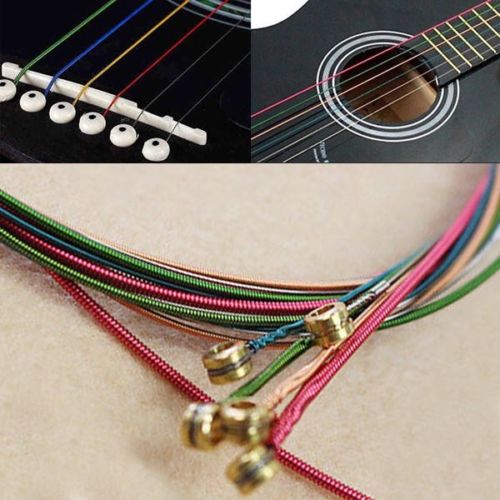 Žice u boji za akustičnu gitaru